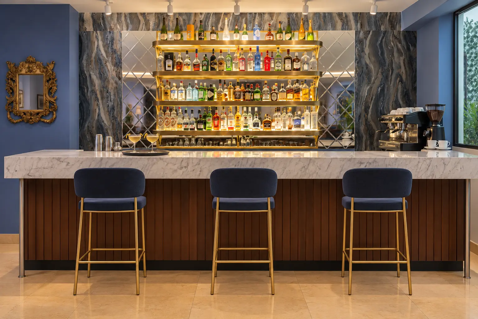 The Crown, el bar y restaurante del Hotel Santa Cruz