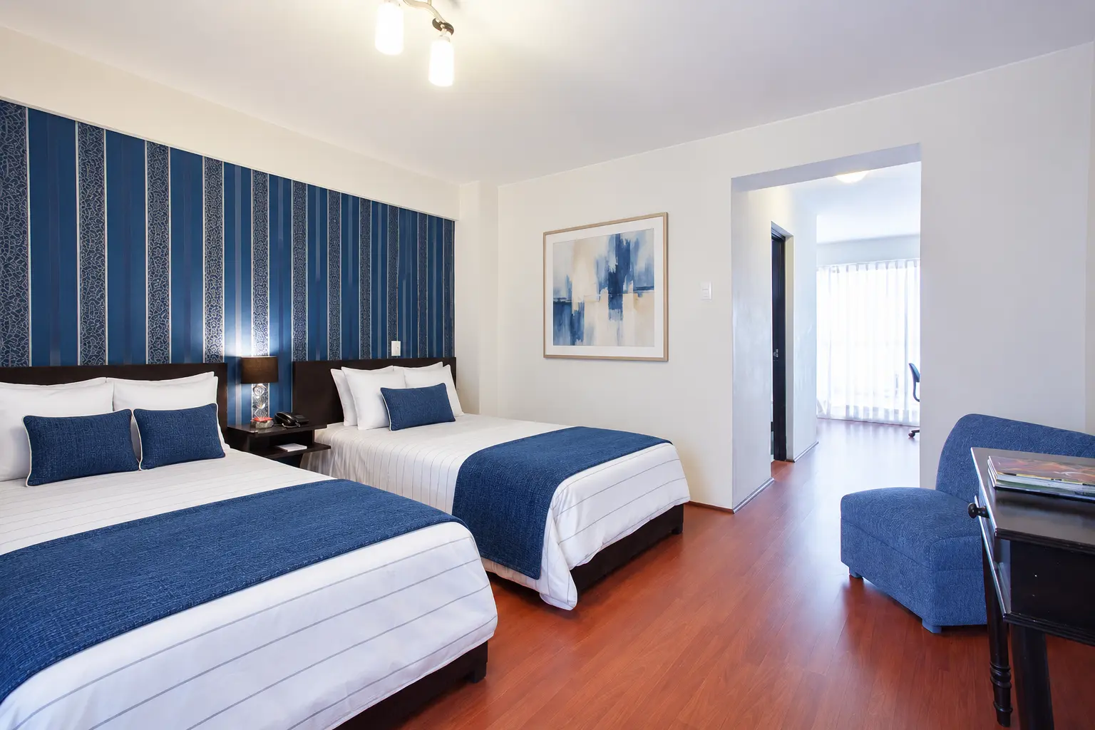 Habitación Triple Ejecutiva del Hotel Santa Cruz